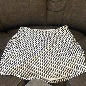 Nike Black and White Mini Skirt